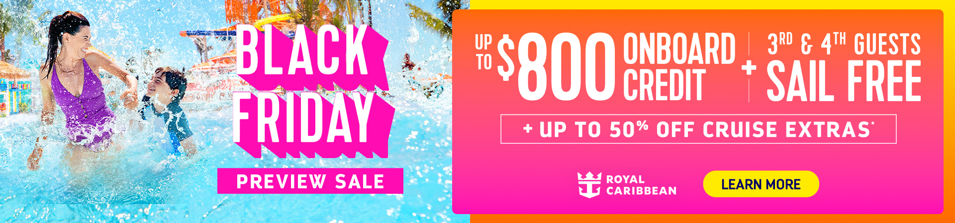 Royal Caribbean - Black Friday Preview Sale